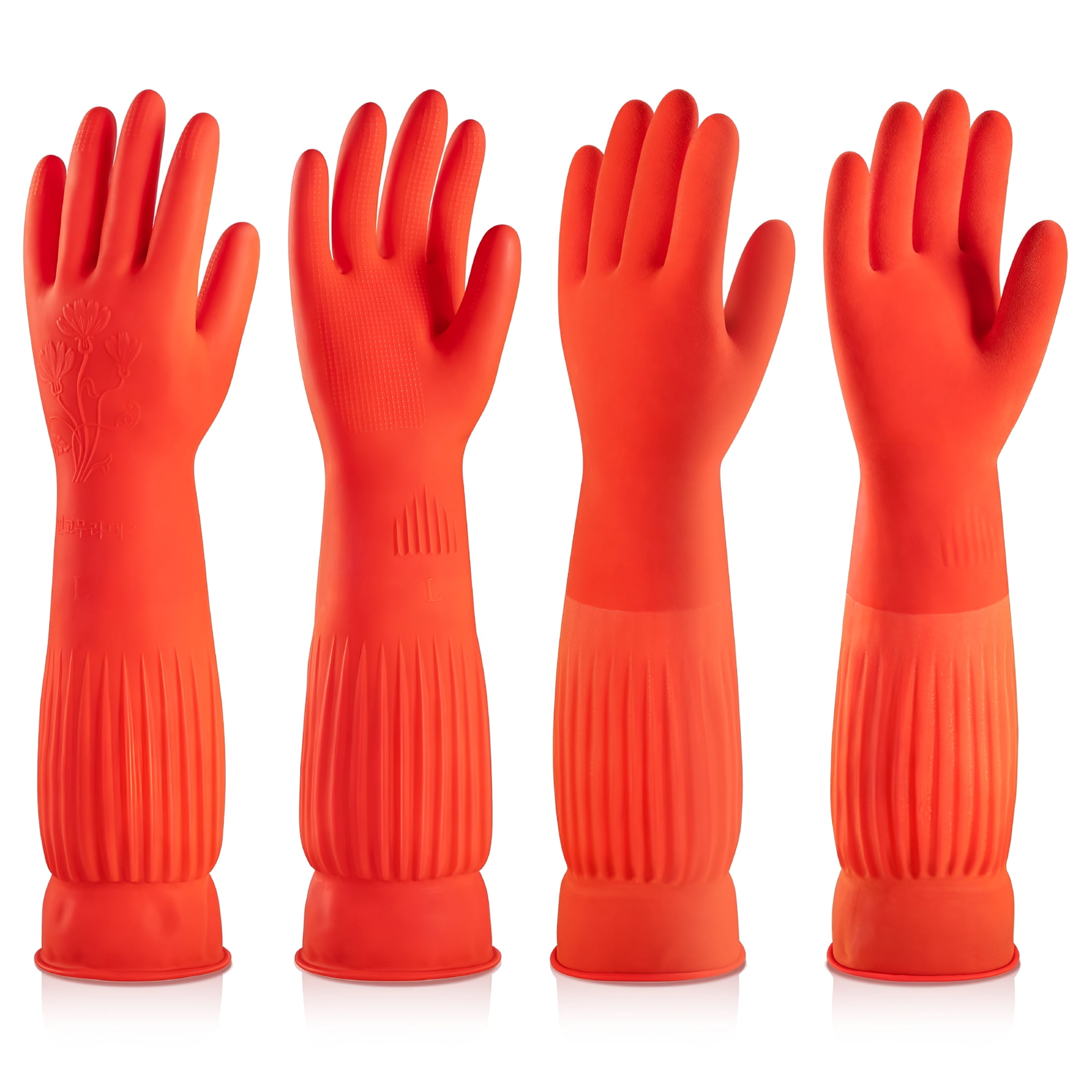 Playtex Living Cleaning Gloves Size Small – 6 Pairs With Drip Catch Cuff, No More Wet Arms