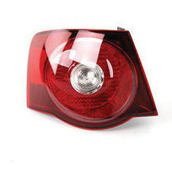 KAI New CAPA Certified Standard Replacement Driver Side Tail Light Assembly, Fits 2008-2010 Volkswagen Jetta