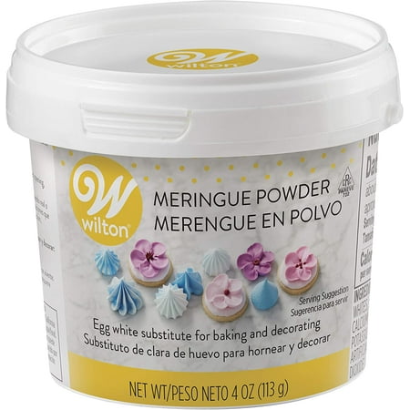 Wilton Meringue Powder Egg White Substitute, 4 Oz.