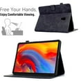 thumbnail image 3 of Case for Galaxy Tab A 10.5 2018 T590 T595, PU Leather Flip Case with Credit Card Slot Auto Sleep/Wake Kickstand Shockproof Full Body Ptotective for Galaxy Tab A 10.5-Inch Tablet, Black, 3 of 10