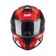 thumbnail image 4 of Casco De Moto Mt Helmets Targo S Piqueras B5 Rojo Brillo Mica Humo, 4 of 5