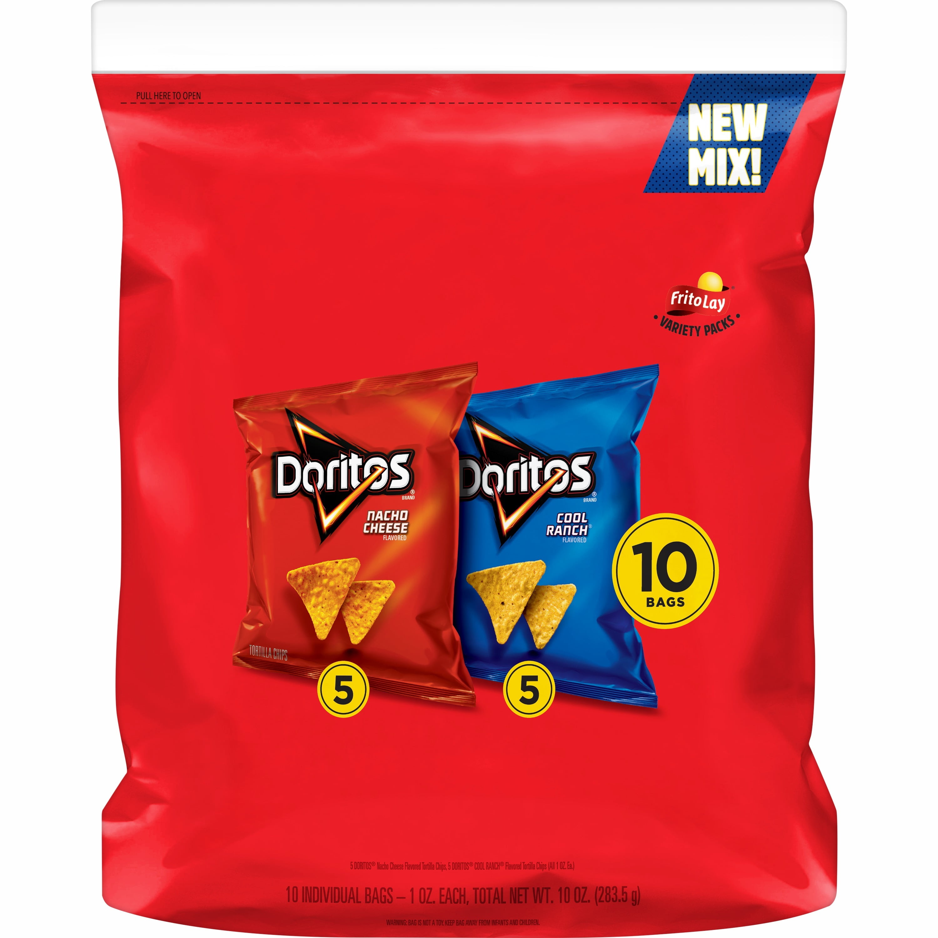 Doritos Mix Variety Pack, 1 oz Bags, 10 Count