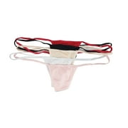Flirtzy Pack of 5 Sexy Womens Silky Y Back String G-String Thong Panties Panty Underwear Lingerie