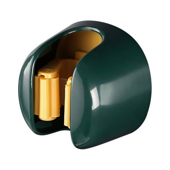 SHAR Green Wall-Mounted Broom Holder Self-Adhesive Mop Broom Holder Wall Mount For Broom Broom Hanger Without Drilling Broom Holder