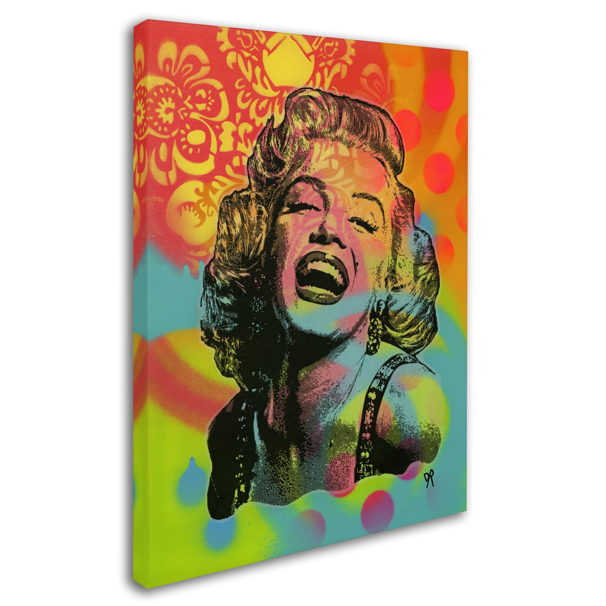 Trademark Fine Art 'Guffaw Marilyn' Canvas Art by Dean Russo