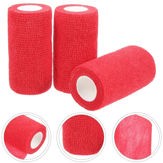 WRITWAA 3 Rolls Anti-Slip Bat Grip Tape for Athletes Sweat Absorption 10cm*4.5m