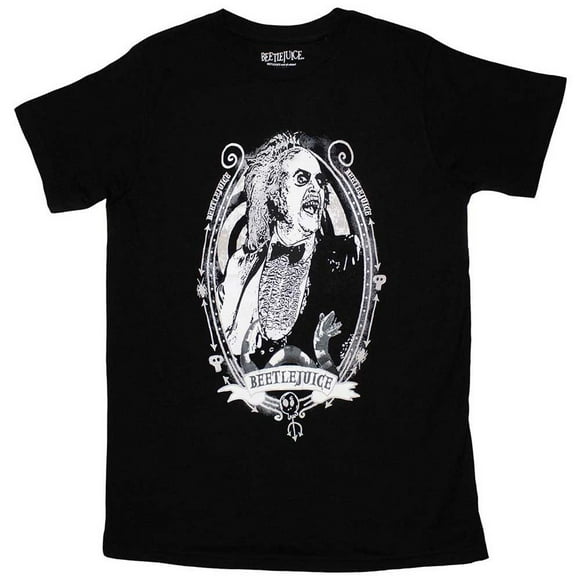 Beetlejuice Adult Beetle Frame T-Shirt