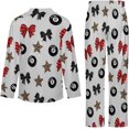 thumbnail image 6 of Top-kevin Women's Pajama Sets Snowy Branches Pattern Long Sleeve Lounge Sets Pjs Sleepwear with Pockets, 6 of 12