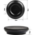thumbnail image 2 of Set of 4 Piano Coasters, Wooden Piano Foot Pads, Floor Protectors with Foam Shock Absorbers for Upright Pianos, 2 of 5