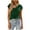 *Green, variant on ClodeEU Womens's Solid Summer Short Sleeve Cowl Neck T-Shirt Black,Womens Plus XXL