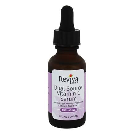 Dual Source Vitamin C Anti-Aging Facial Serum - 1 fl. oz. by Reviva Labs (pack of