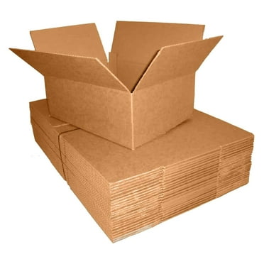 Corrugated Cardboard Shipping Boxes Box for Packing, Moving and Storage - 8 x 8 x 6 inches (30-Pack)