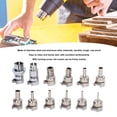 thumbnail image 3 of Heat Air  Nozzle, Practical Stable Robust Hot Air  Nozzle 12Pcs Rust Proof Locking Screw  for 850 Welding Station, 3 of 7