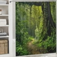 thumbnail image 6 of Orinice Tree Trunk Bathroom Decor Set with Colorful Luxurious Graphic Print Polyester Fabric Shower Curtain Set 36x72, 6 of 7