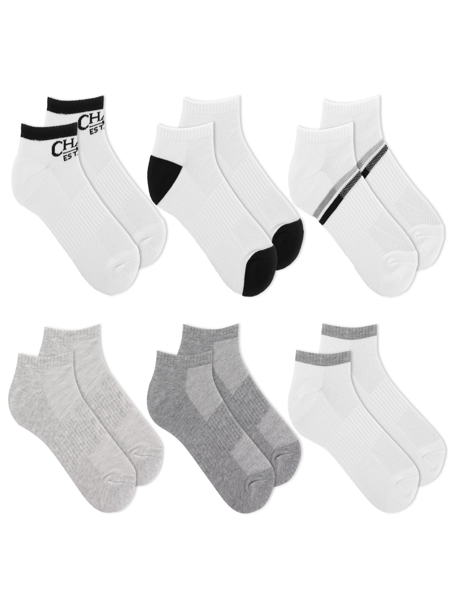 Head 6 Pack Premium Women's Quarter Sport Socks Size 9-11 Qwick Dry Breathable 