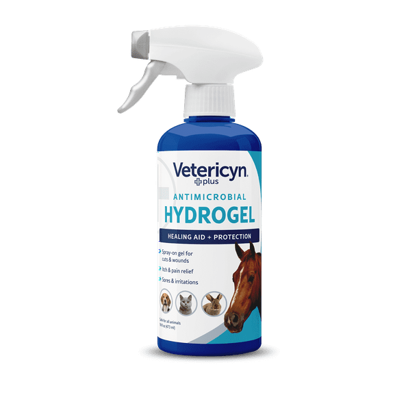 Vetericyn Plus Sprayable Hydrogel, Wound Care for Horses, Dogs, and