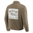 thumbnail image 3 of Men's Darius Rucker Collection by Fanatics Tan Denver Broncos Trucker Full-Button Jacket, 3 of 6