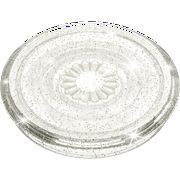 PopSockets Grip with Swappable Top for Cell Phones, PopGrip Sparkle Clear