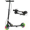 thumbnail image 1 of Adjustable Black Scooter for Kids 3-8 - Light-Up Wheels, Metal Frame, Foldable Design - Perfect for Outdoor Play & Easy Storage, 1 of 7