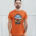 thumbnail image 3 of Tee Hunt Ford Mustang T-Shirt Detroit Mi. 1903 Ford Motor Company Licensed Men's Tee, Orange, Small, 3 of 5