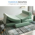 thumbnail image 3 of Emma + Oliver Sage 56 in. Modular Play Couch for Kids with Convertible 6-Piece Design and Soft Foam Cushions, 3 of 13