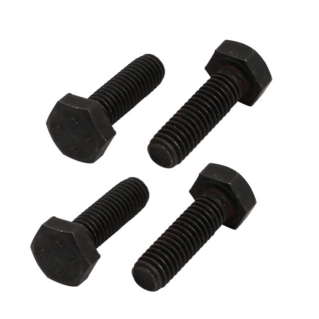 Unique Bargains 8.8 Grade M6x20mm Full Threaded Left Hand Thread Hex Head Bolt 4pcs