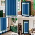 thumbnail image 6 of Shower Curtain, Abstract Blue Green Lines Waterproof Shower Curtain Set with Hooks for Bathroom Showers,Stalls and Bathtubs,36x72In Modern Minimalist Art, 6 of 9