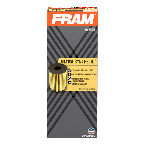 FRAM Ultra Synthetic Oil Filter, XG10358, 20K mile Replacement Engine