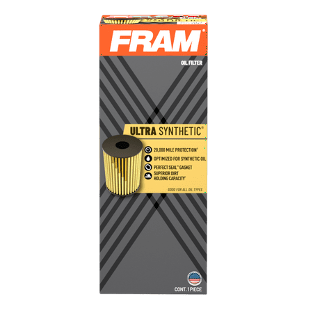 FRAM Ultra Synthetic Oil Filter, XG10075, 20K mile Oil Filter for BMW Vehicles