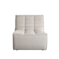 thumbnail image 2 of Diamond Sofa MARSHALLACSD 31.75 x 35.38 x 30.5 in. Marshall Scooped Seat Armless Chair in Sand Fabric, 2 of 5