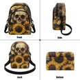 thumbnail image 7 of TSOVTHRID Skull Sunflower Print Small Crossbody Wallet Phone Bag Women Mini Crossbody Purse Cell Phone Shoulder Bag Mini Wallet with Shoulder Strap, 7 of 7