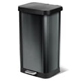 thumbnail image 1 of Open Box Glad Step Trash Can, Soft Close Lid Bin w/Odor Protection, 20 Gal, 1 of 12