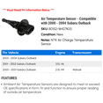 thumbnail image 2 of Air Temperature Sensor - Compatible with 2000 - 2004 Subaru Outback 2001 2002 2003, 2 of 2