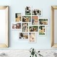 thumbnail image 5 of Homebeez 12 Slot Wall Hanging Wood Collage Picture Frame,Gallery Wall Frame Set 4*6, 5 of 6