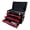 black+red, variant on Tool Box with Tool Set, 3 Drawers Metal Toolbox Portable Tool Chest Organizer with Ball-Bearing Drawer