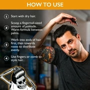 (2 pack) Suavecito Firme Clay Pomade, for All Hair Types, Men, 4 oz