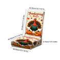 thumbnail image 3 of Hometravel Autumn Chair Covers Set, Thanksgiving Turkey Pumpkin Pattern Slipcovers, Detachable Washable Protective Covers for Dining Chairs, Party, Event Decor, 3 of 6