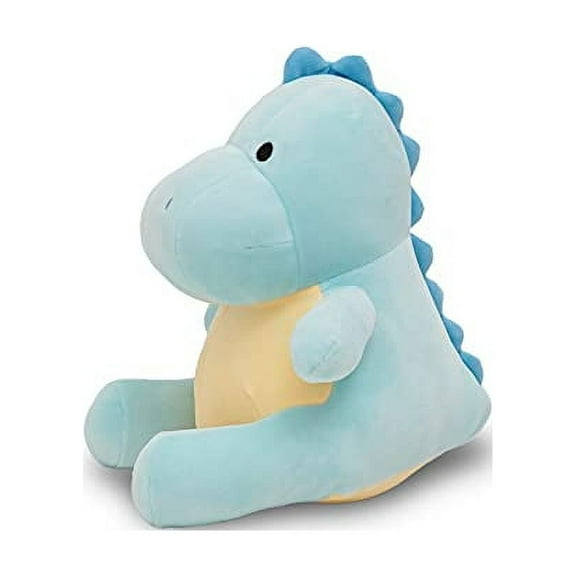 Avocatt Blue Dino Plush Toy - 10 Inches Stuffed Blue Dino Plushie Stuffed Animal - Hug and Cuddle with Soft Fabric and Stuffing - Cute Dinosaur Gift for Boys and Girls