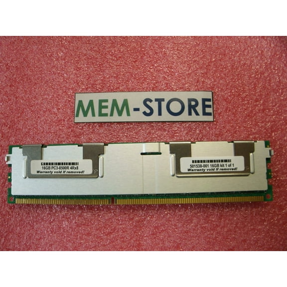 501538-001 16GB DDR3 1066MHz PC3-8500R Memory HP DL385 G7, DL585 G7, DL980 G7 (3rd Party)