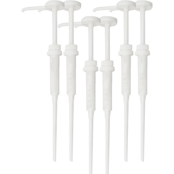 MotorGod Heavy-Duty Dispenser Pump for Gallon Bottles – 38/400 Closure, 30ML Dispense, 11-1/4" Dip Tube, Perfect for Soap, Shampoo (6)