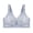 Blue, variant on ,Women's Wireless Supportive Push up Bras Full Coverage Lift Breathable Bra Comfort Stretch Floral Lace Adjustable Straps Bralettes Purple G