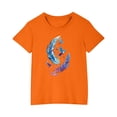 thumbnail image 1 of RXIRUCGD 2025 Vêtements d'Été pour Enfants T-shirt Imprimé Mode Mignon Col Rond Manches Courtes, 1 of 5