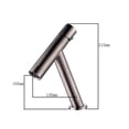 thumbnail image 6 of Bathroom Faucet Brass Black Basin Faucet Cold And Hot Water Mixer Sink Tap Single Handle Deck Mounted Faucet Sink Tap, 6 of 7