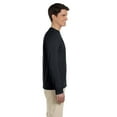 thumbnail image 3 of The Gildan Adult Softstyle 45 oz Long Sleeve T-Shirt BLACK L, 3 of 3
