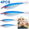 thumbnail image 5 of DQrwqpou Octopus Hooks Lure 10cm 10g Luminous Octopus Bait Tackle (Azul Cielo), 5 of 5