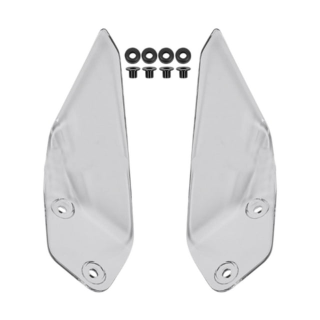 koolsoo 2Pcs Motorcycle Side Wind Deflectors Acrylic Parts for R1200GS Adv 14-20 Transparent