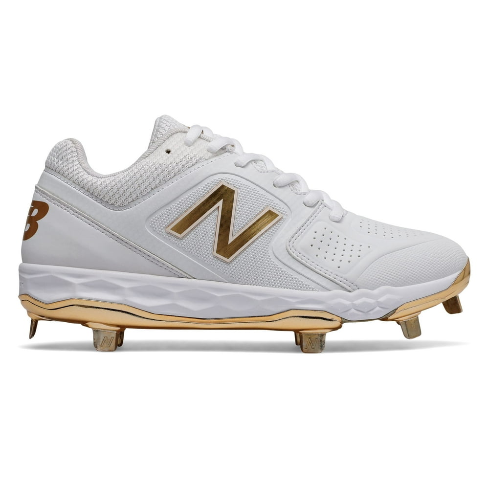 triple white new balance cleats
