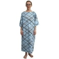 thumbnail image 4 of 3 Pack - Hospital Patient Gowns Robe - Blue Abstract Print - Small to 2XL, 4 of 4