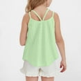 thumbnail image 3 of Jalioing Girls Summer Tank Tops Scoop Neck Sleeveless Eyelet Tank Shirts Kids Loose Breathable Tunic Blouses, 3 of 8