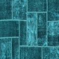thumbnail image 1 of Ahgly Company Indoor Square Patchwork Light Blue Transitional Area Rugs, 5' Square, 1 of 4